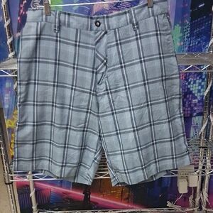 Hurley Performance Shorts - Blue Plaid